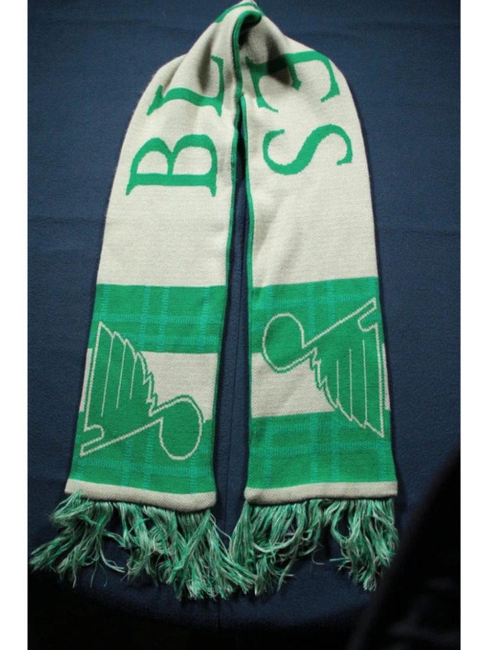 St. Louis Blues Winter Scarf Irish Shamrock Green Ireland NHL Hockey Fanatics